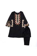 2 - Piece Embroidered