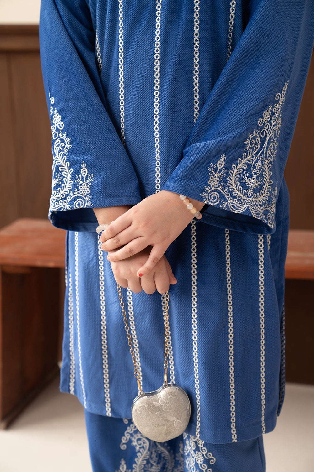 Blue corduroy